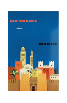 AFFICHE AIR FRANCE LEGEND MAROC, MARRAKECH AFL0092 30X40 EN POCHETTE GIFT